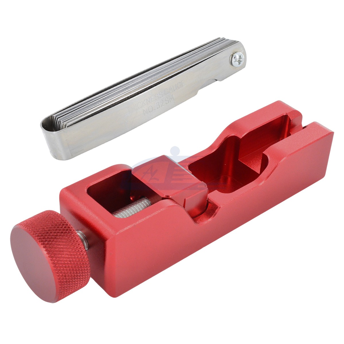 Spark Plug Gap Tool & 32 Blades Feeler Gauge Measuring 10mm 12mm 14mm 16mm Red