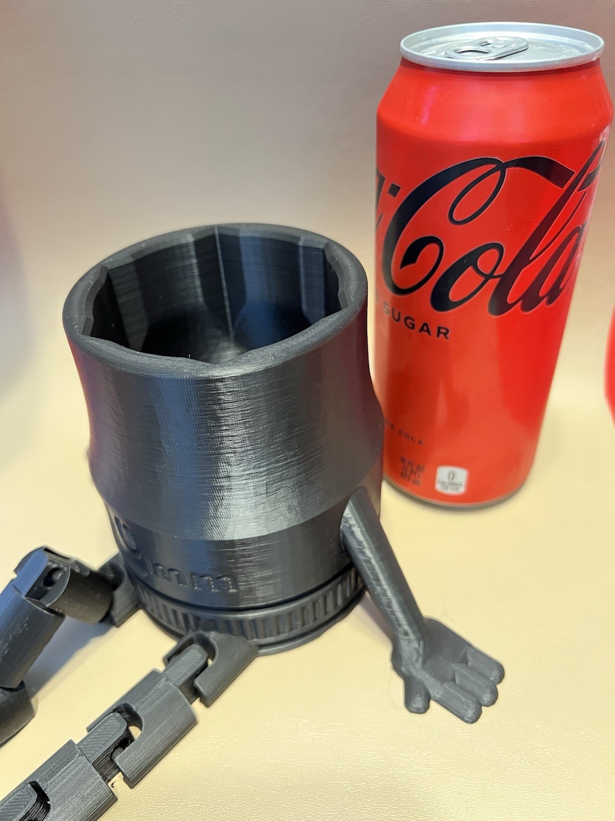 10mm Socket Buddy With Articulating Legs With Drink Holder For Toolbox Or Home