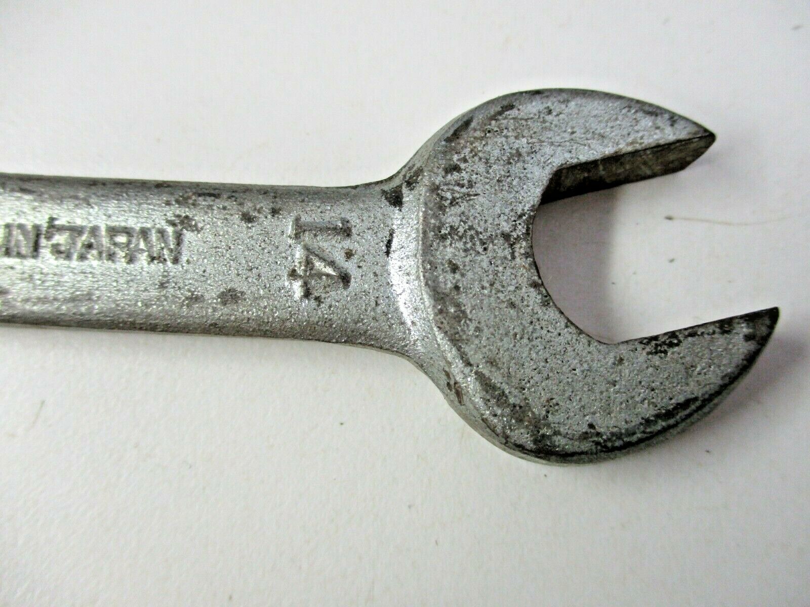 Suzuki Japan RK 14 – 17 Metric Open End Motorcycle Wrench Vintage Satin Chrome