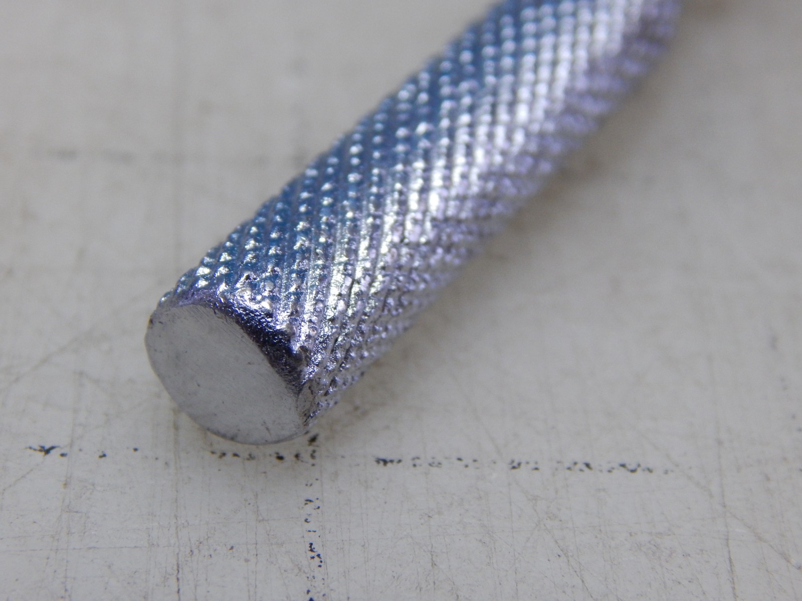 Vintage Challenger 1/4″ Drive Ratchet Knurled Handle Chrome 1060 USA 4.5″