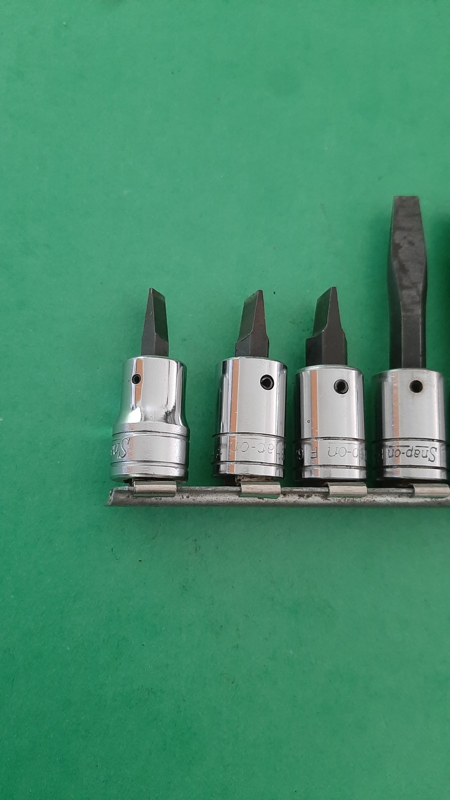 13pc Snap-on Phillips Flat Tip Slotted Head Bit Driver Socket Set 3/8″ Drive
