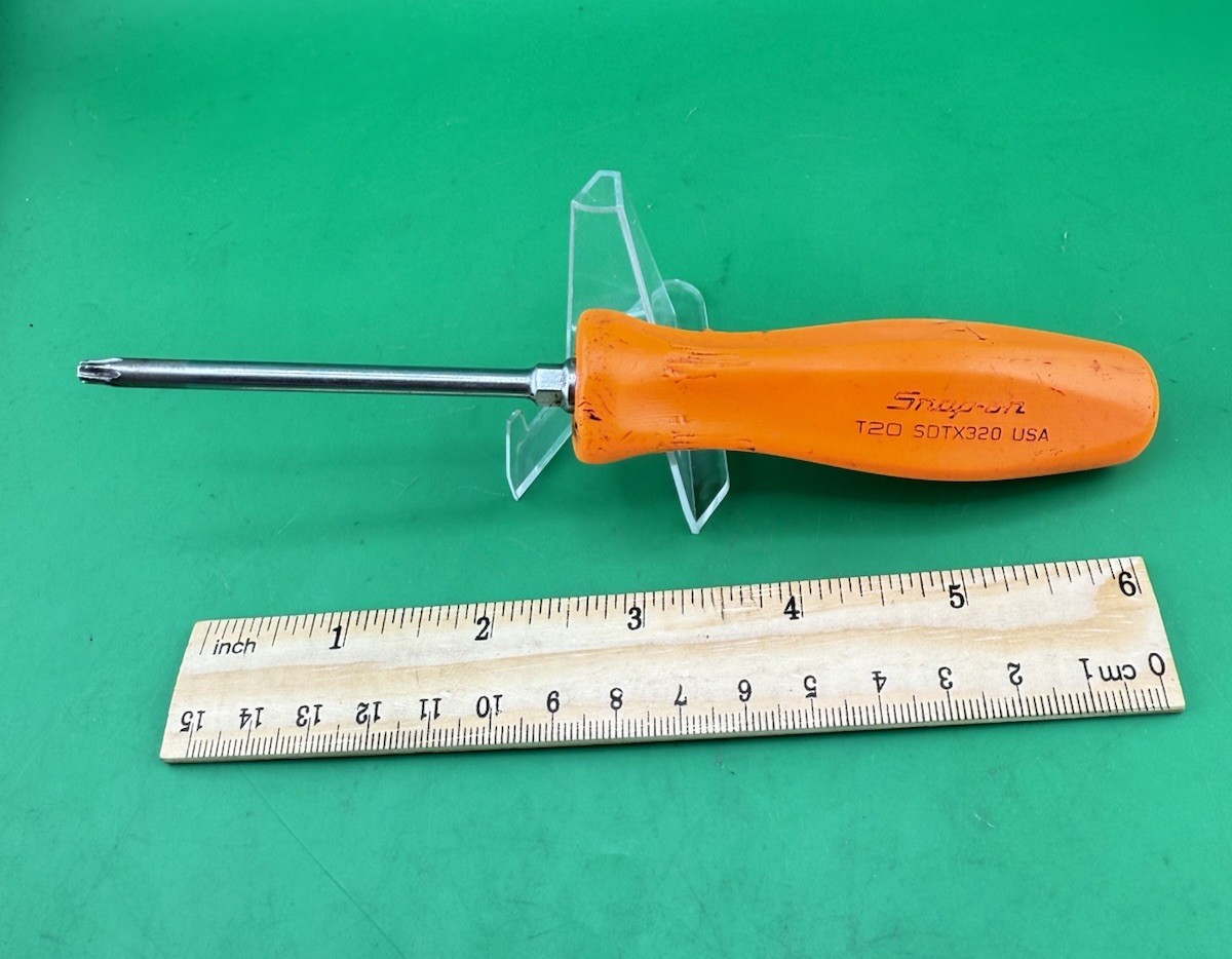 Snap On SDTX320 USA T20 TORX Hard Handle Orange Screwdriver SDTX320 Made In USA!