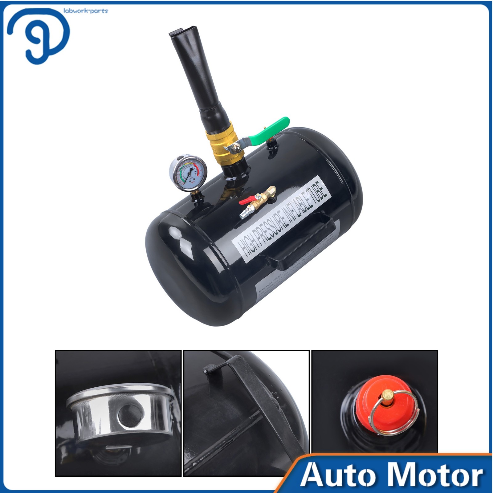 145PSI 5 Gallon Air Tire Bead Seater Blaster Tool Seating Inflator Truck ATV