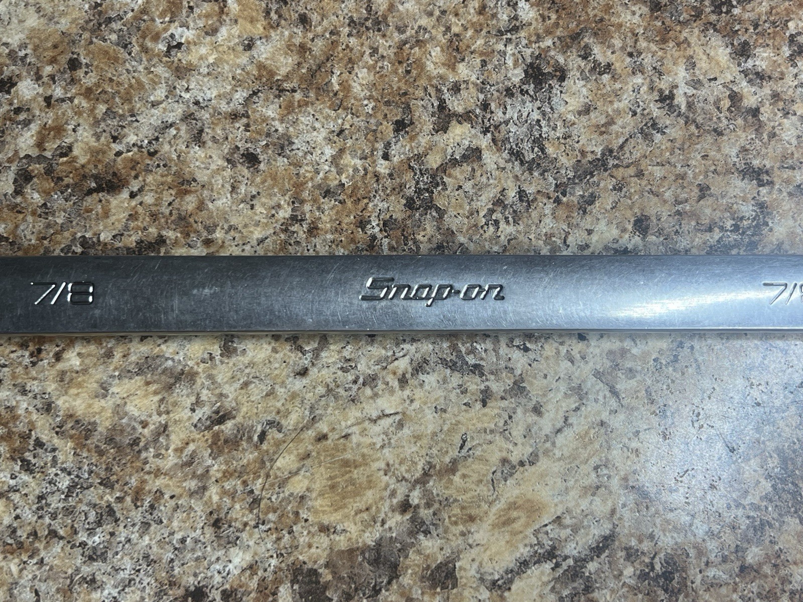 Snap On OEXL28B – 7/8″ Long Handle 12Pt Chrome Combination Wrench