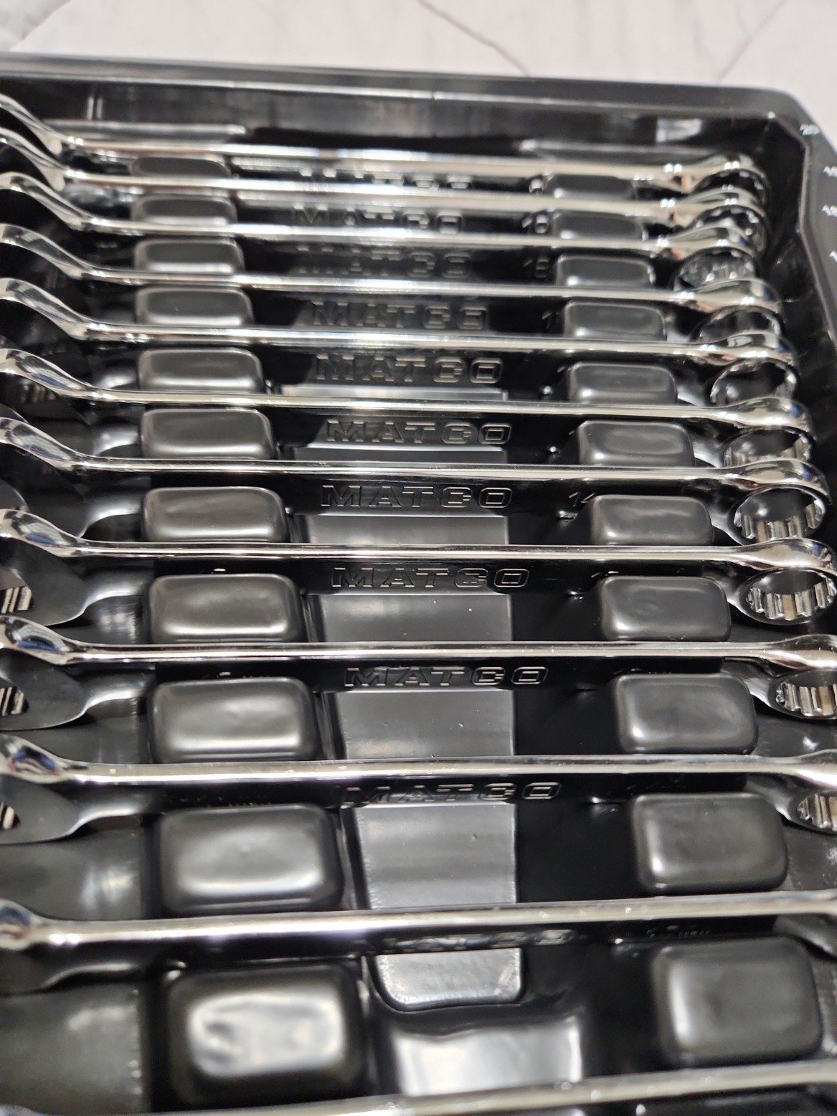 Matco tools SMCM152K 15pc Metric Combination Wrench Set 6-20mm Never USED