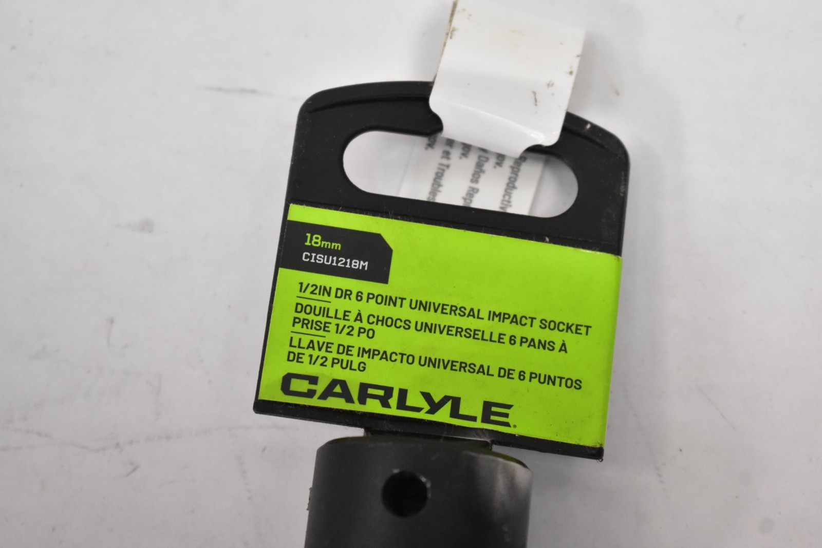 Carlyle CISU1218M 1/2″ Drive 6 Point 18mm Universal Impact Socket Tool