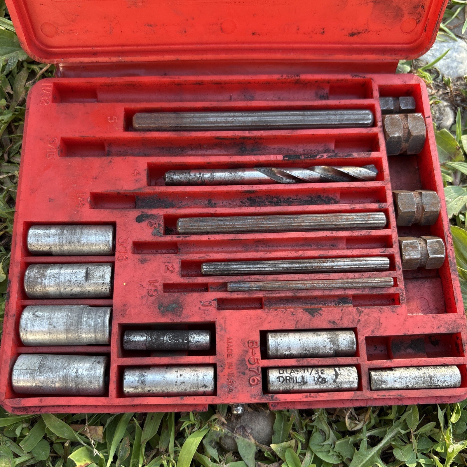 Blue Point Screw Extractor Set Snap On Tools 1020 Incomplete