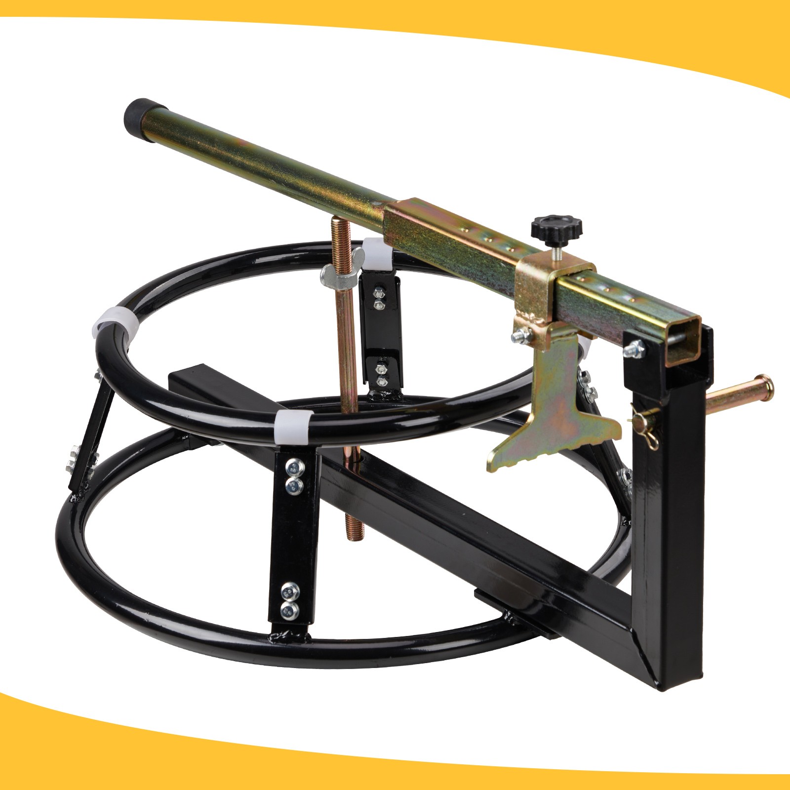 Portable Motorcycle Tire Changing Stand with Bead Breaker Dirt Bike Changing