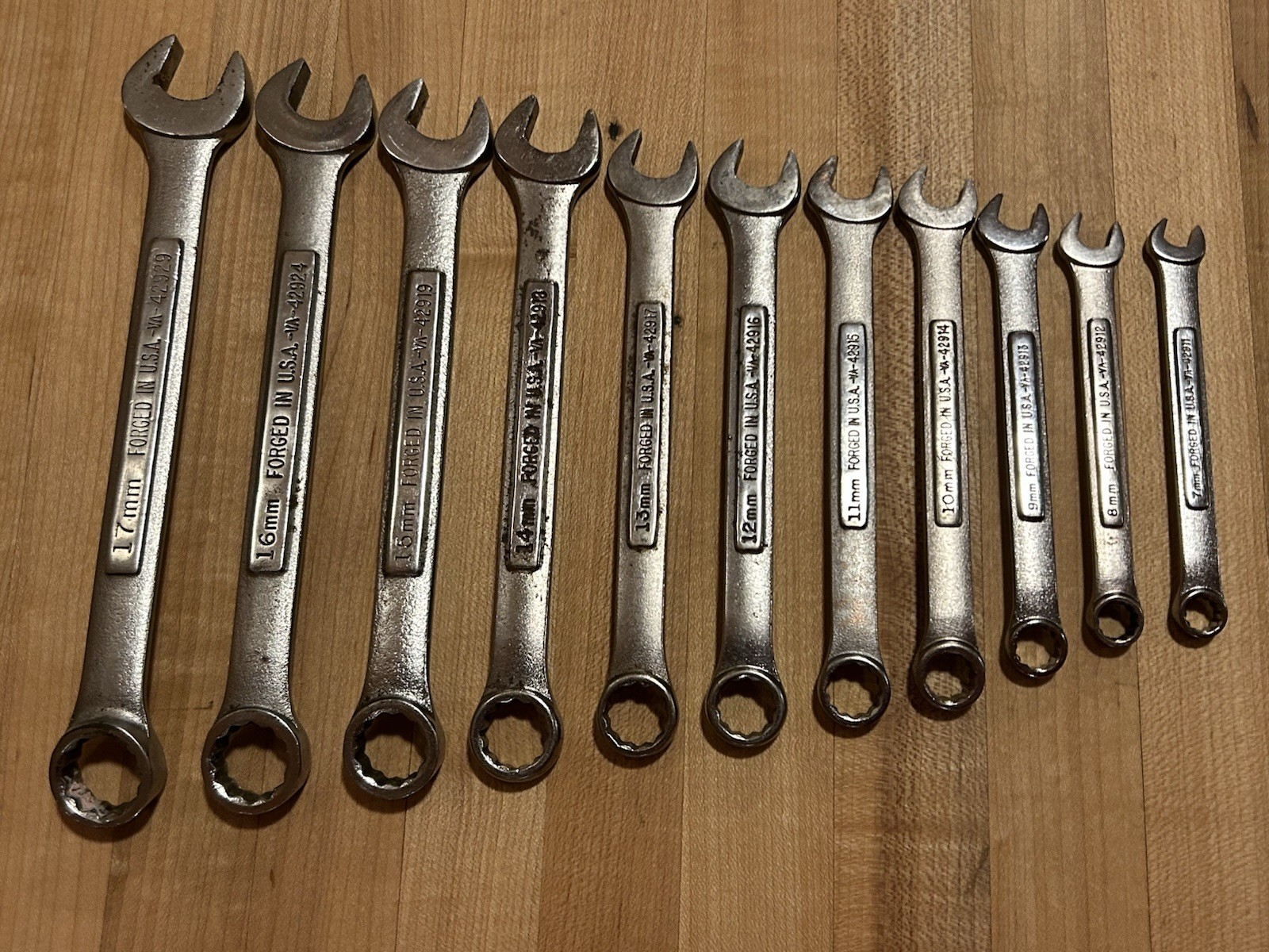 Craftsman USA | 11pc Metric 12 Point Combination VA Wrench Set (7mm – 17mm)