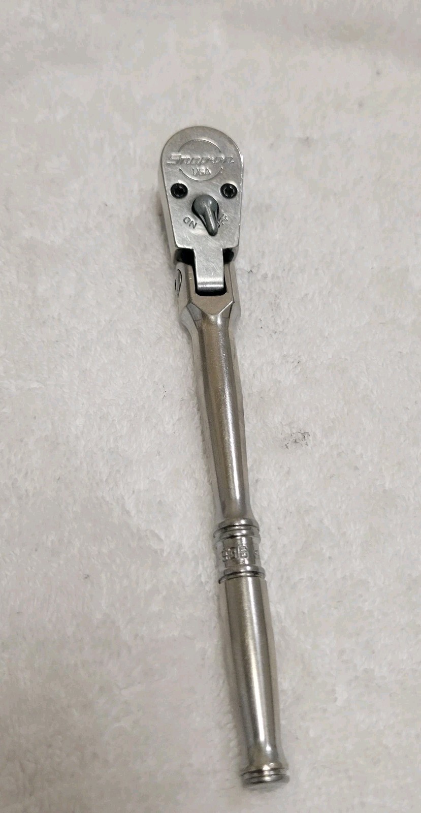 Snap-on Tools FCF936 3/8″ Dr. COMPACT BODY Flex Head Chrome Ratchet Made In 🇺🇸