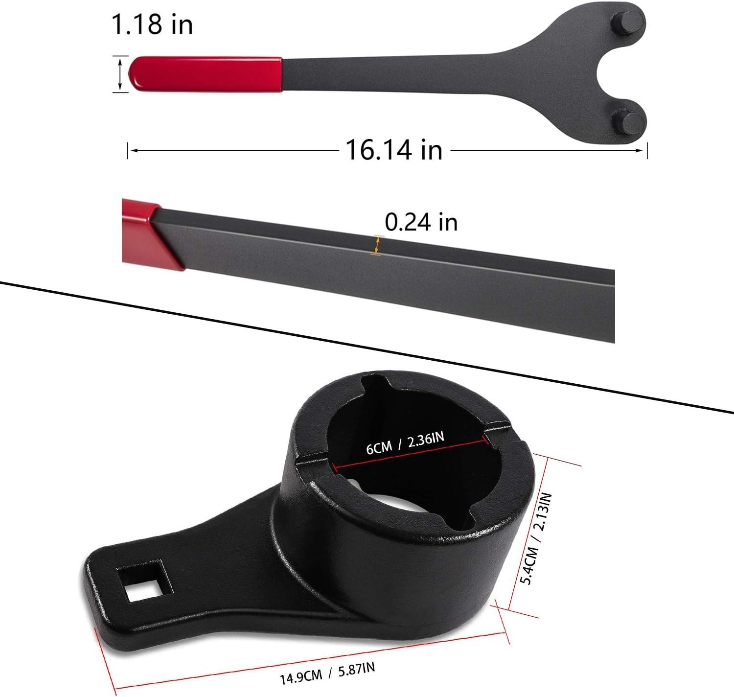 Cam Pulley Holder Tool & Crankshaft Damper toyota/lexus set
