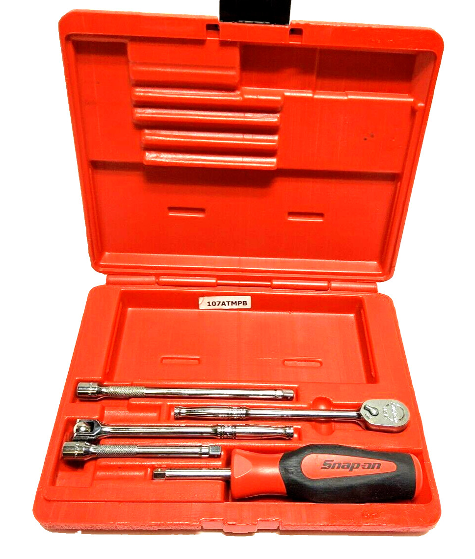 New Snap-on™ 107ATMPB 1/4″ drive General Service Set TL72 Ratchet Breaker Bar