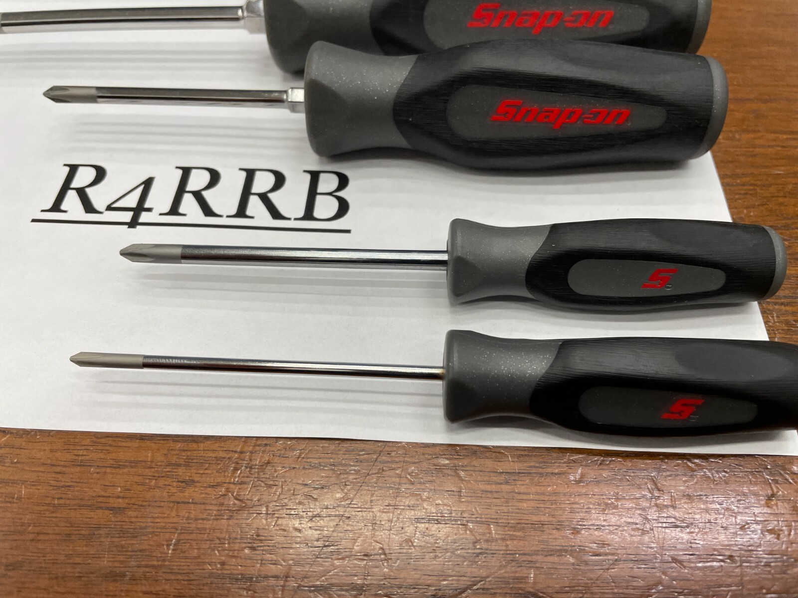 Snap-on Tools NEW 5pc TITANIUM Soft Grip ALL PHILLIPS Screwdriver Set SGDP50BDT