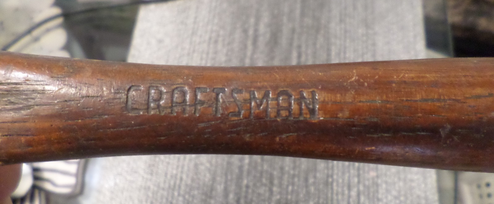 Vintage Craftsman Ball Peen Hammer & Orig. 12 3/4″ Handle – 38464 – 12oz