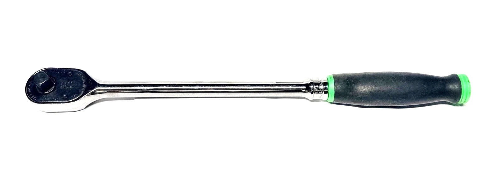 Snap-on Green 1/2″ Drive Soft Grip Ratchet 15″ Long SHL80AG USA NEW Free Shiping