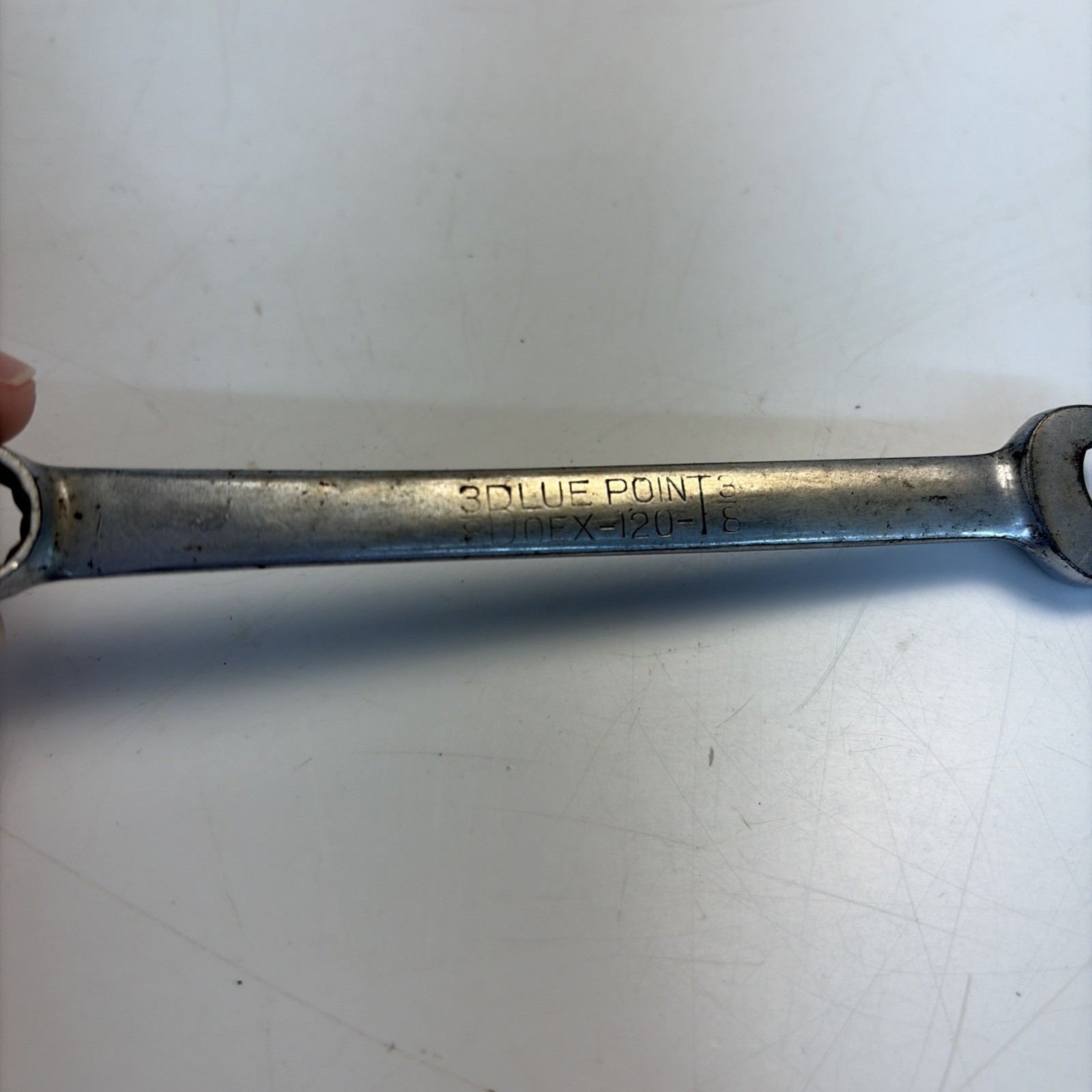 Vintage Blue Point OEX 120 3/8 Combination Wrench Open Box End USA