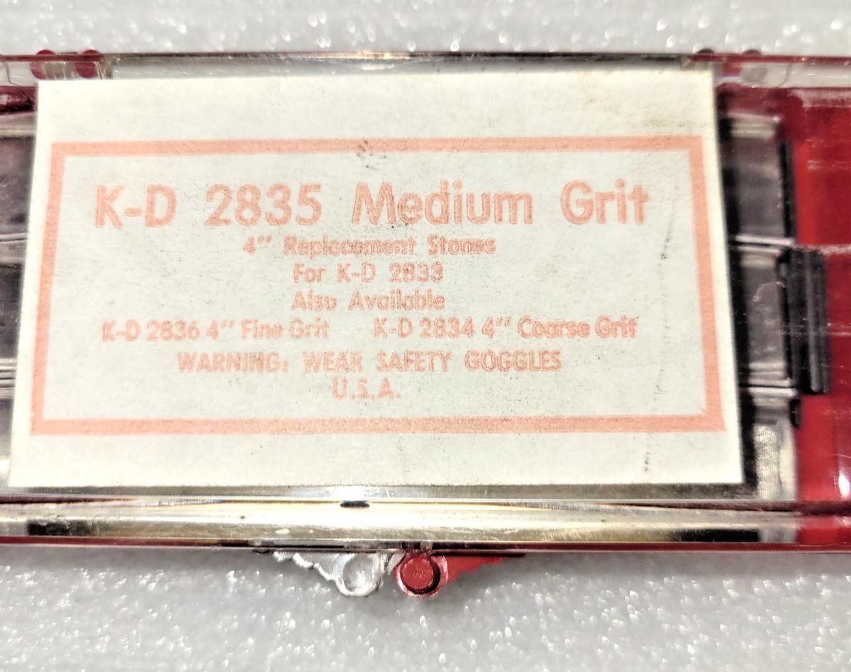 K-D 2835 Medium Grit 4″ Replacement Stones For K-D 2833 Hone