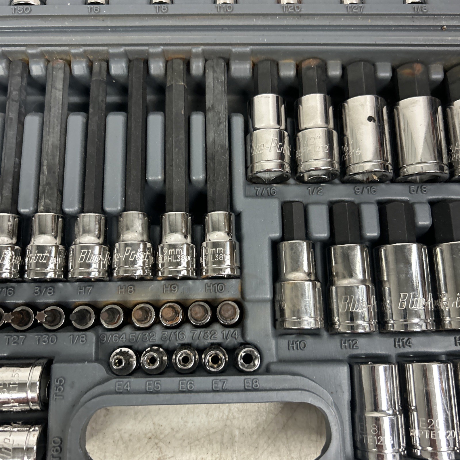 Blue-Point BLPTHC87 87 Pc Torx & Hex Bit Socket Set SAE/Metric Complete