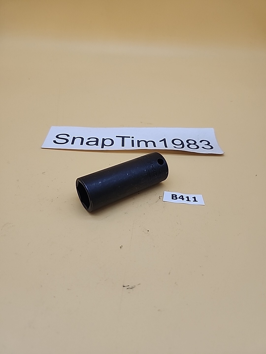 Snap-on Tools 3/8″ Drive | 11/16″ SAE | Deep 6 Pt Impact Socket SIMF220 USA