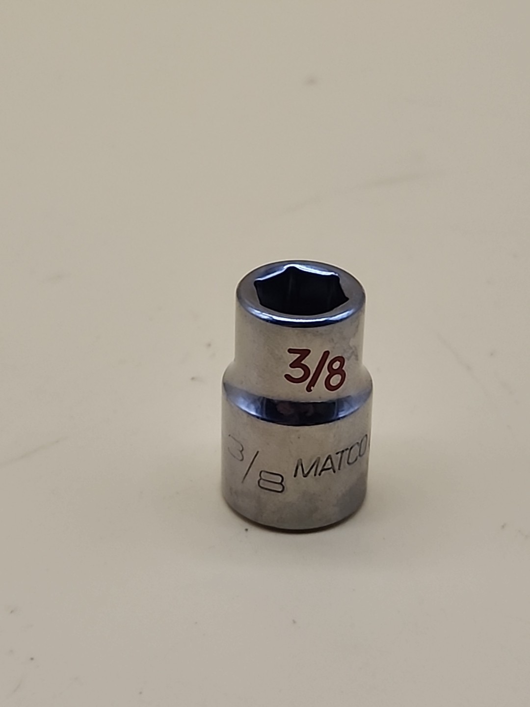 Matco Tools 3/8″ Dr 6 Pt Shallow Chrome Socket B126A USA