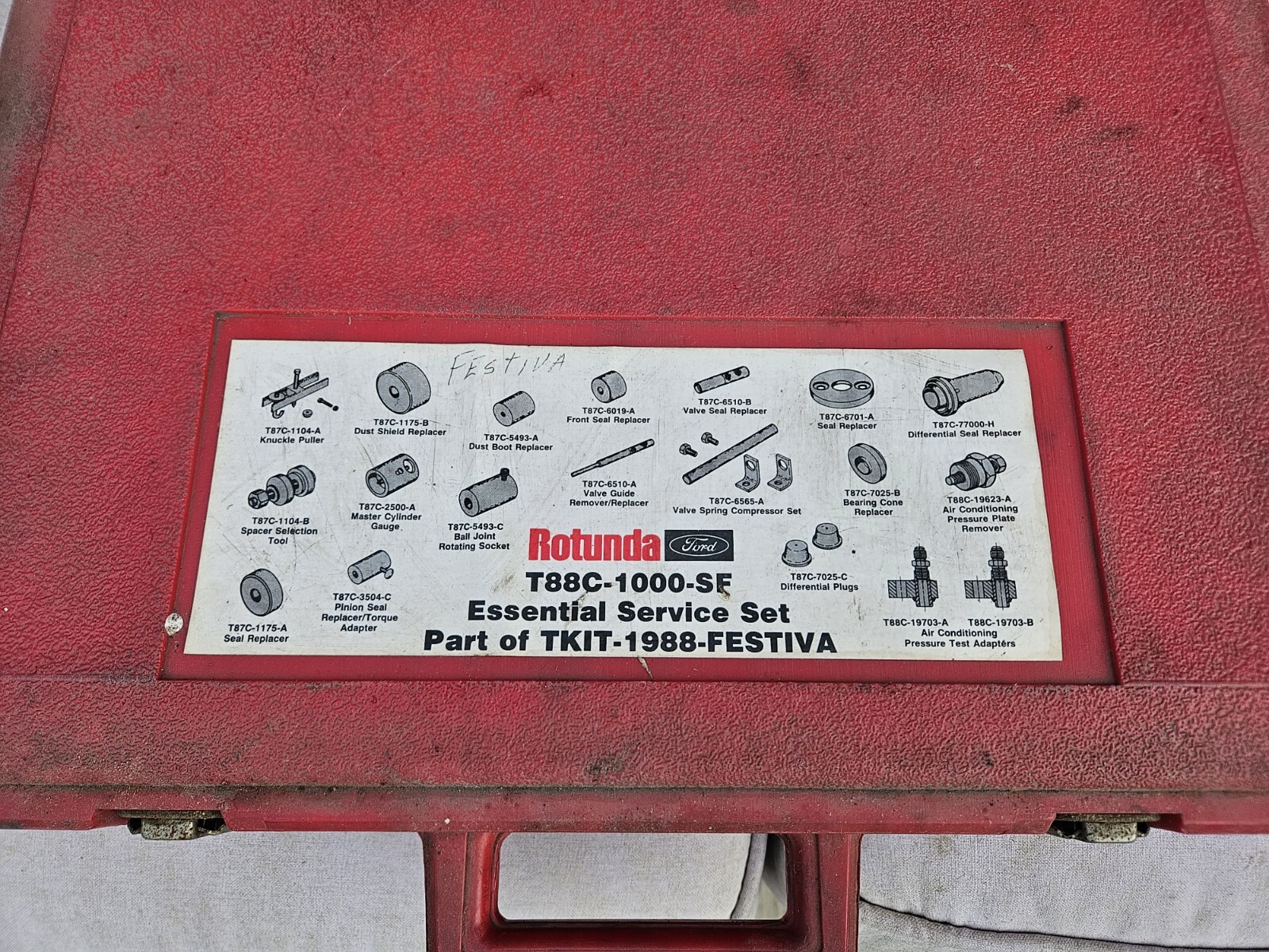 Ford Rotunda OTC Essential Service Tools Set T88C-1000-SF