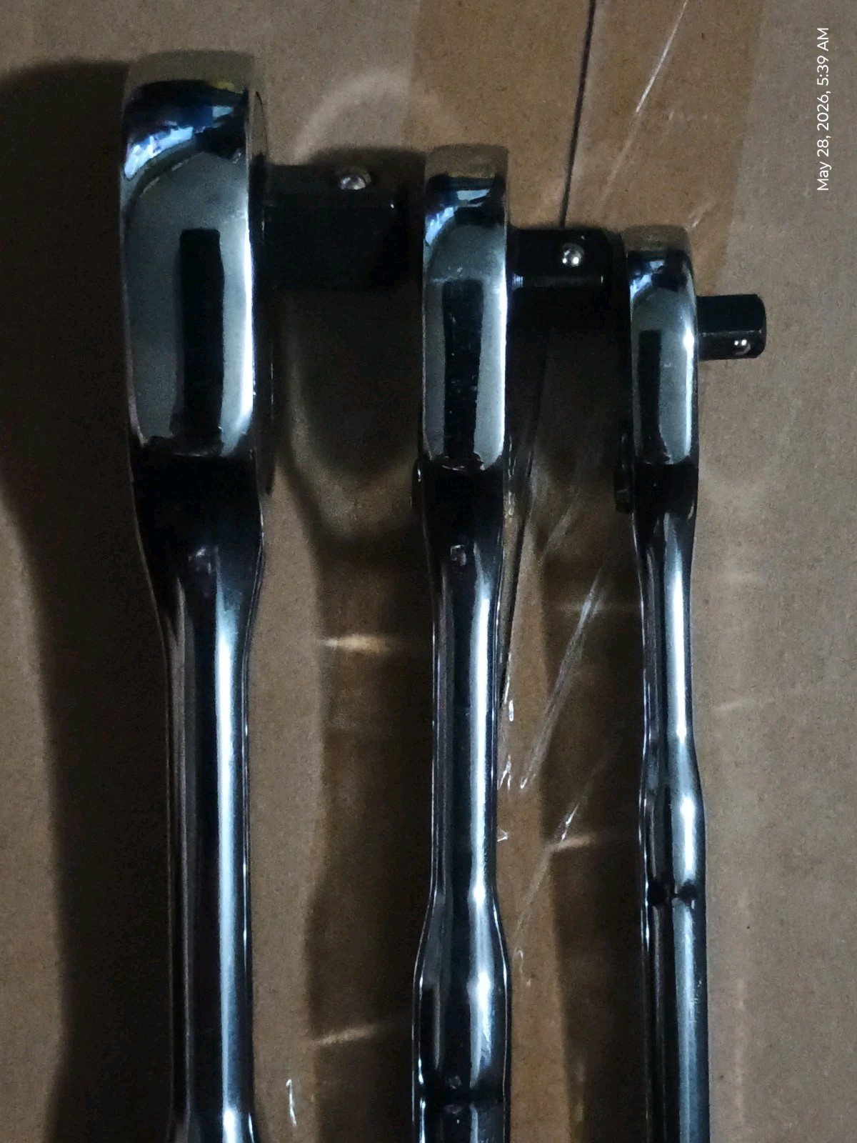 Set of 3 CRAFTSMAN Quick Release Low Profile Ratchet Set 1/4″ 3/8″ + 1/2″ Inch