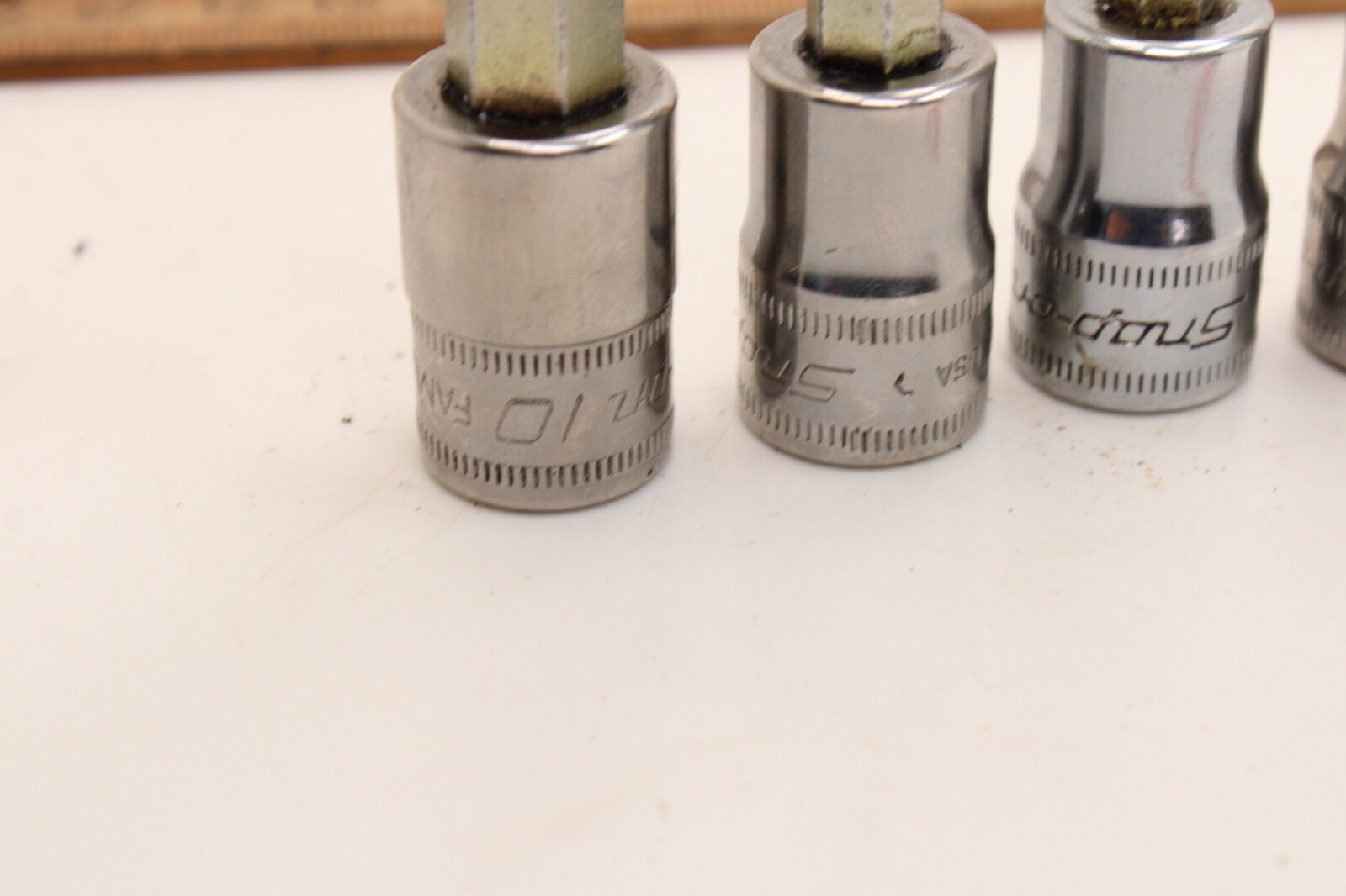 Snap-On FAML5E-FAML10E 5-10mm 5 Piece 3/8″ Drive Metric Long Hex Socket USA
