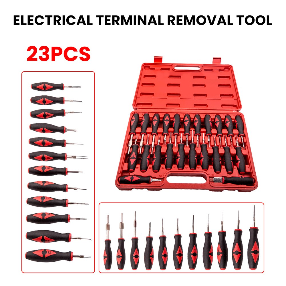23x Crimp Pin Wire Terminal Connector Release Removal Tool Extractor for BMW