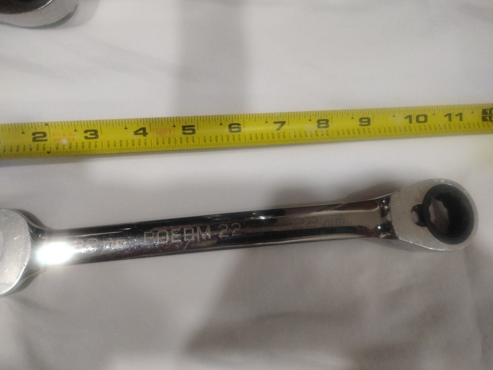 Blue Point 22mm Ratcheting Spanner Wrench BOERM22 Reversible USA