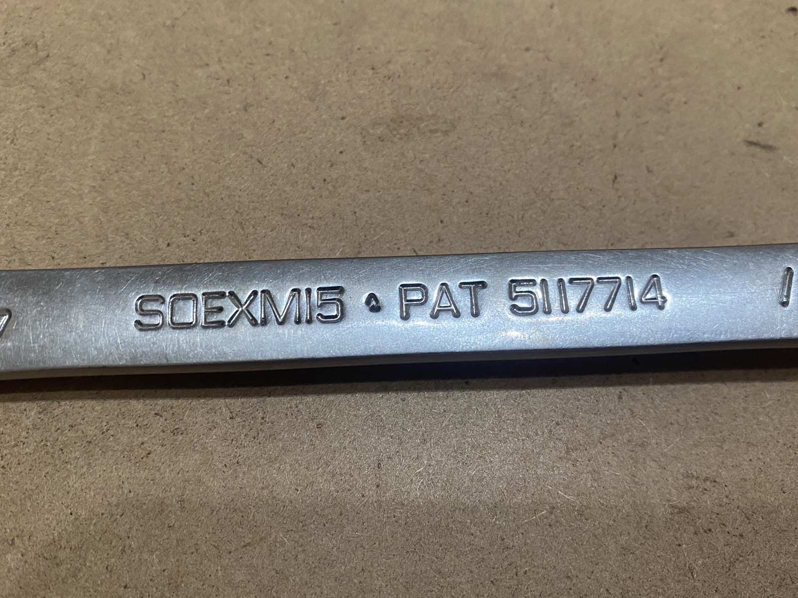 Snap On Tools SOEXM15 15MM Flank Drive Combination Wrench 12 Point