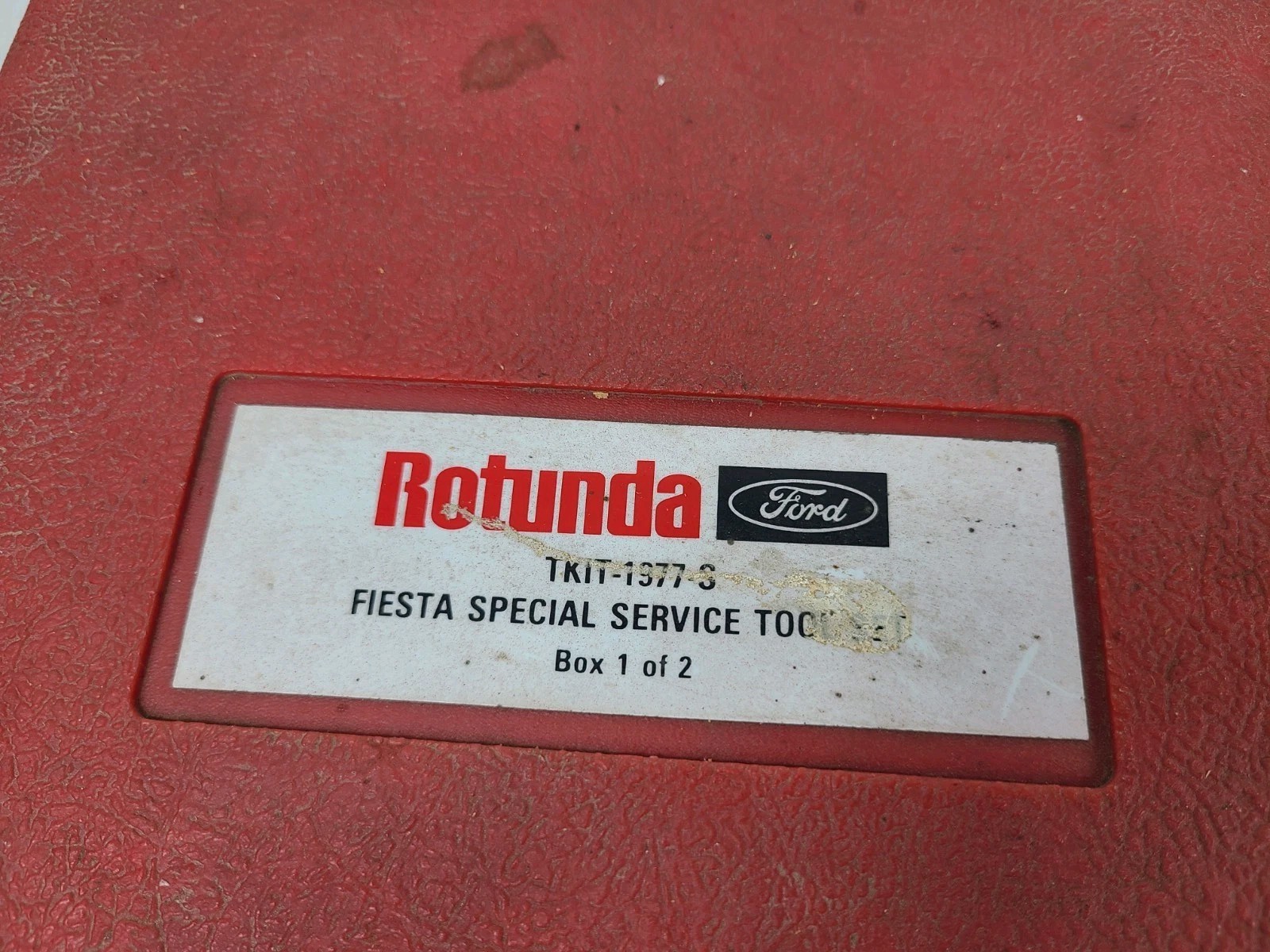 Ford Rotunda TKIT-1977-S Fiesta Special Service Tool Set Box 1 of 2