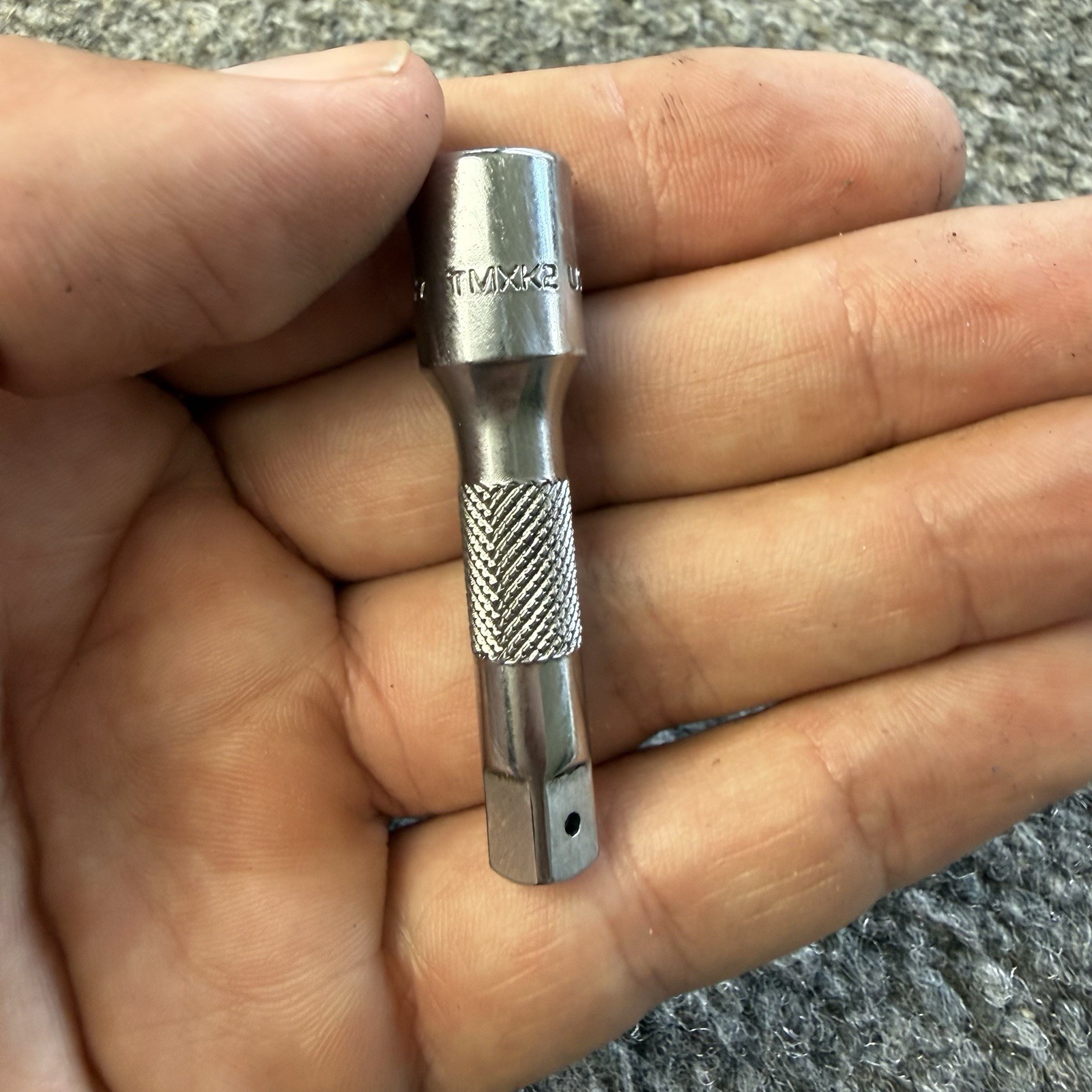 Snap-On 1/4” Drive Ratcheting Socket Set TM830 2” Extension, 3 Sockets & Ratchet