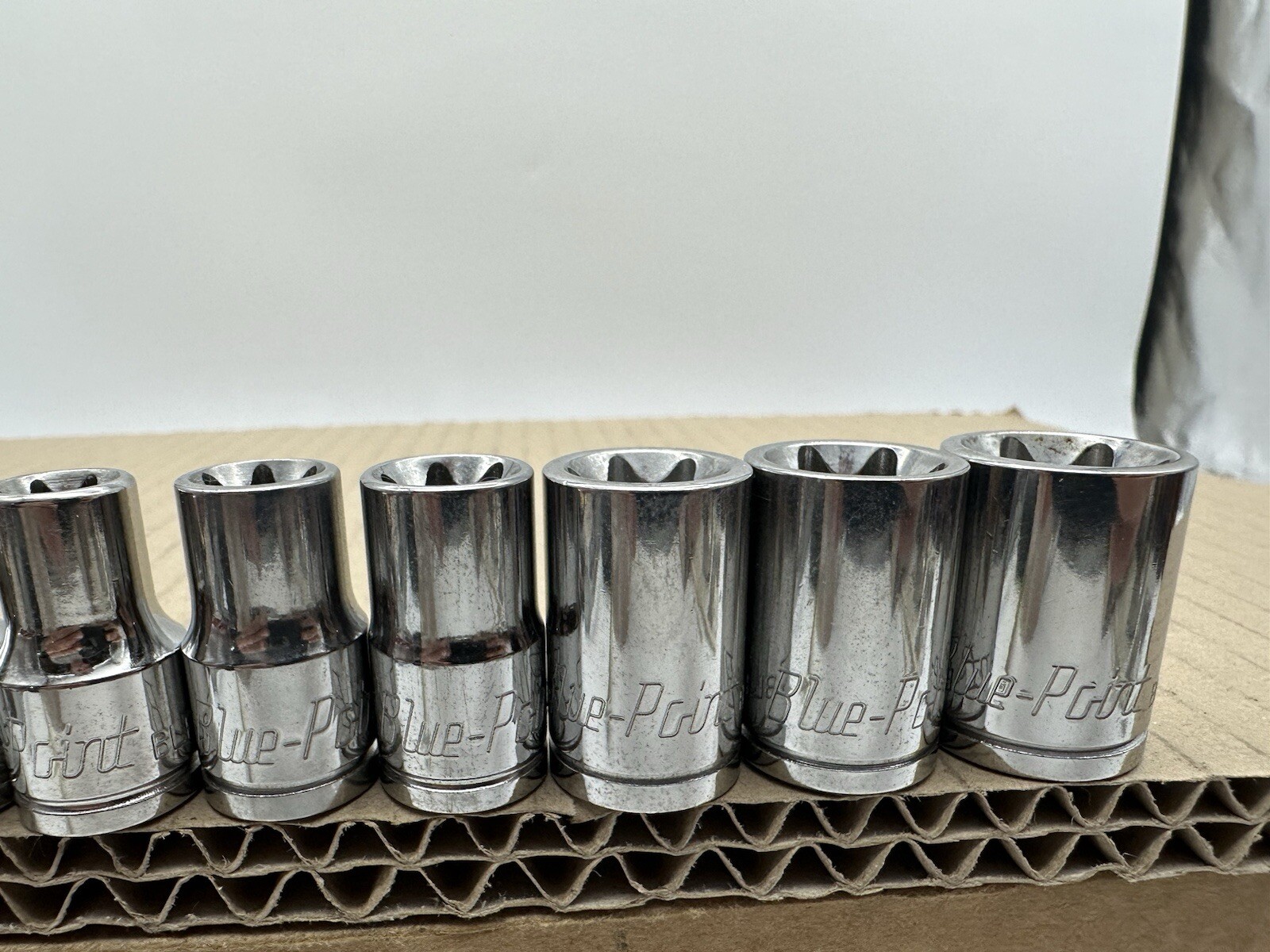 Blue-Point 11pc 3/8″ Drive External Torx Socket Set E-Torx E20-E4 Nice Shape