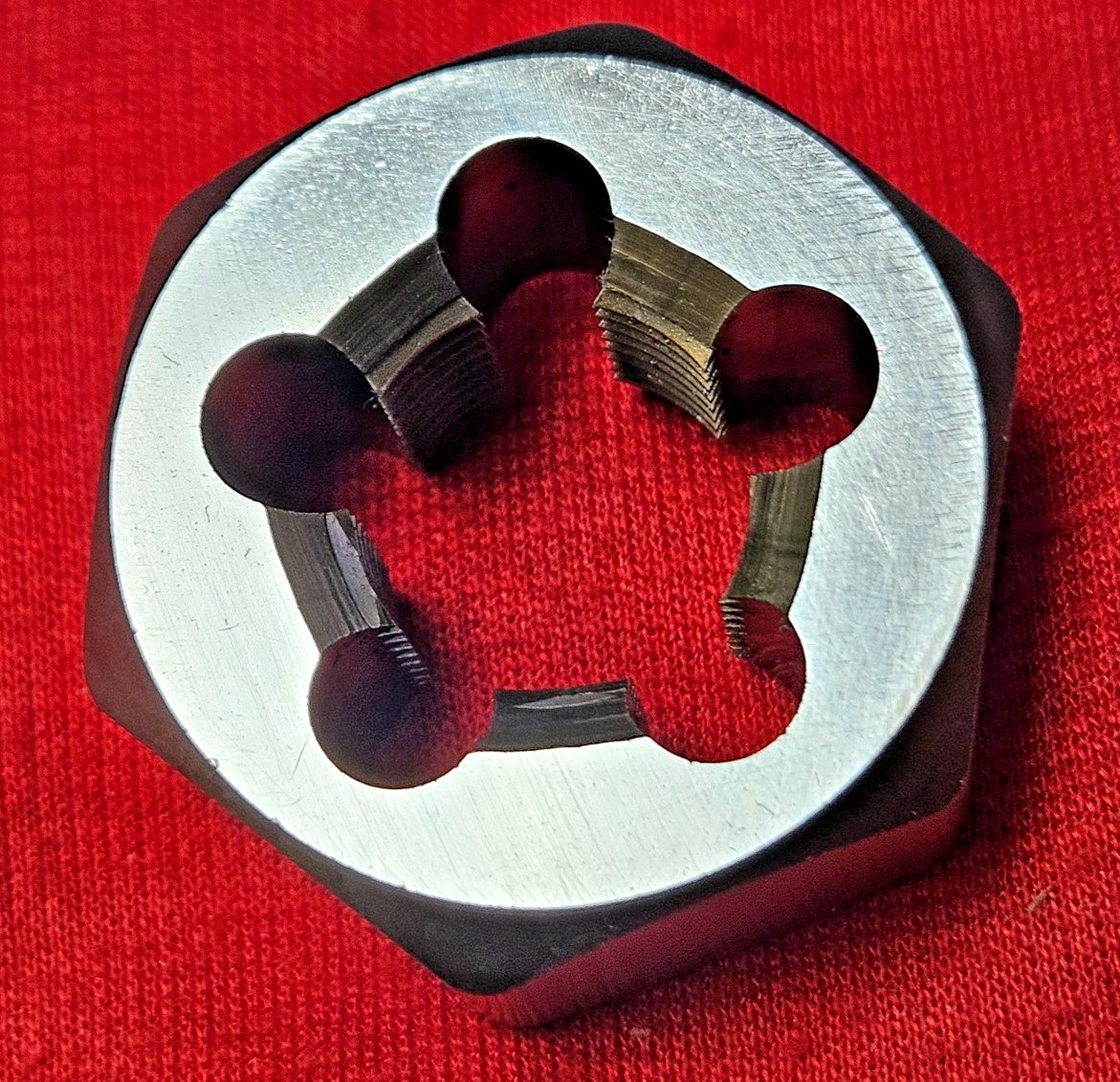 5/8-18 NF x 1-1/4″ Hex Die Irwin Hanson 7254 Rethreading CS