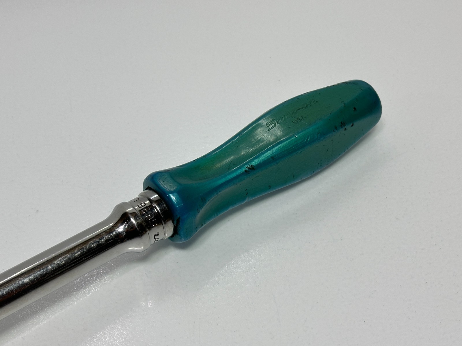 🇺🇸 Snap-on Tools USA S836 1/2″ Drive Pearl Blue Hard Handle Ratchet