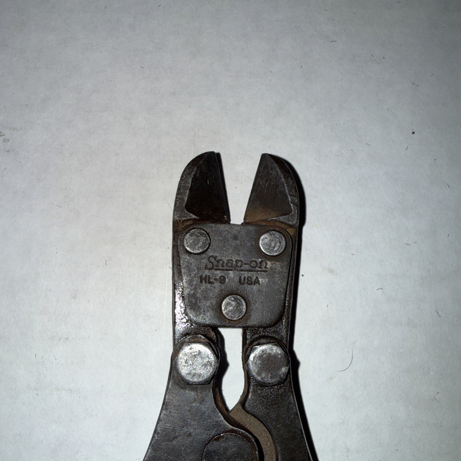 Vtg Snap-On Tools Made in USA HL-9 High Leverage Diagonal Cutters Pliers 9″ !!