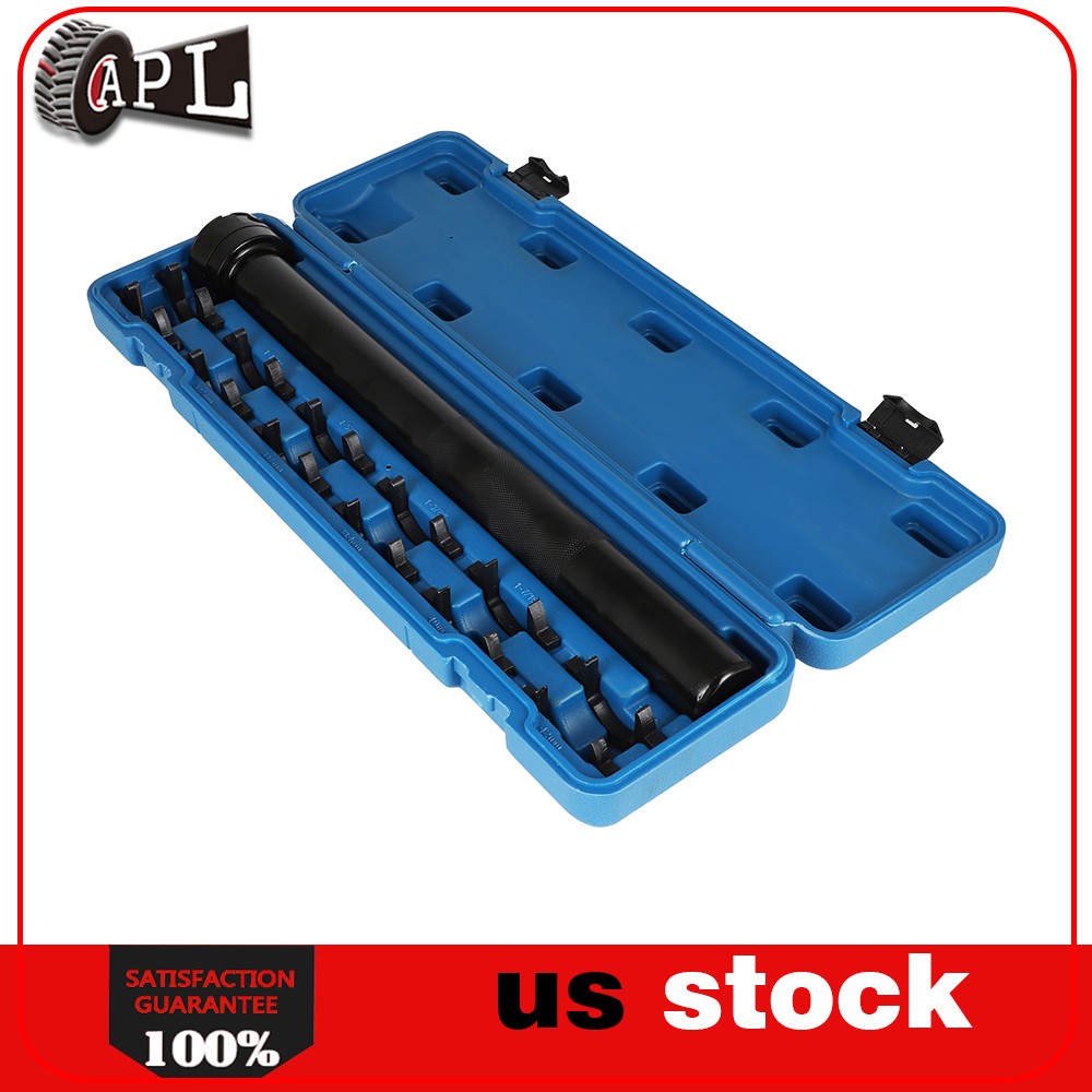 13pc Inner Tie Rod Removal Installation Tool Set with 12 SAE & Metric Adaptors