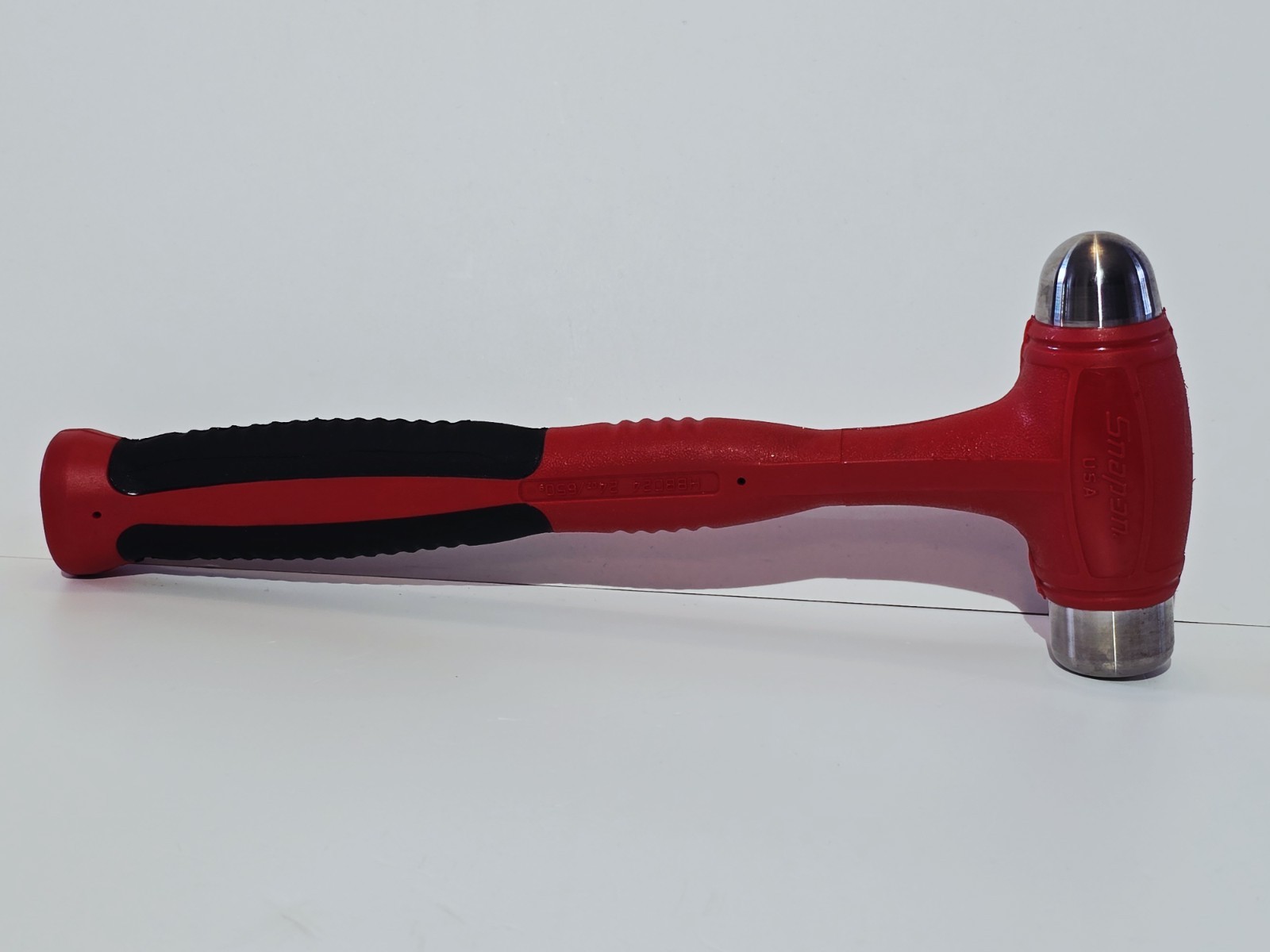 NEW Snap-on Tools USA 24oz/650g RED Soft Grip Dead Blow Ball Peen Hammer HBBD24R