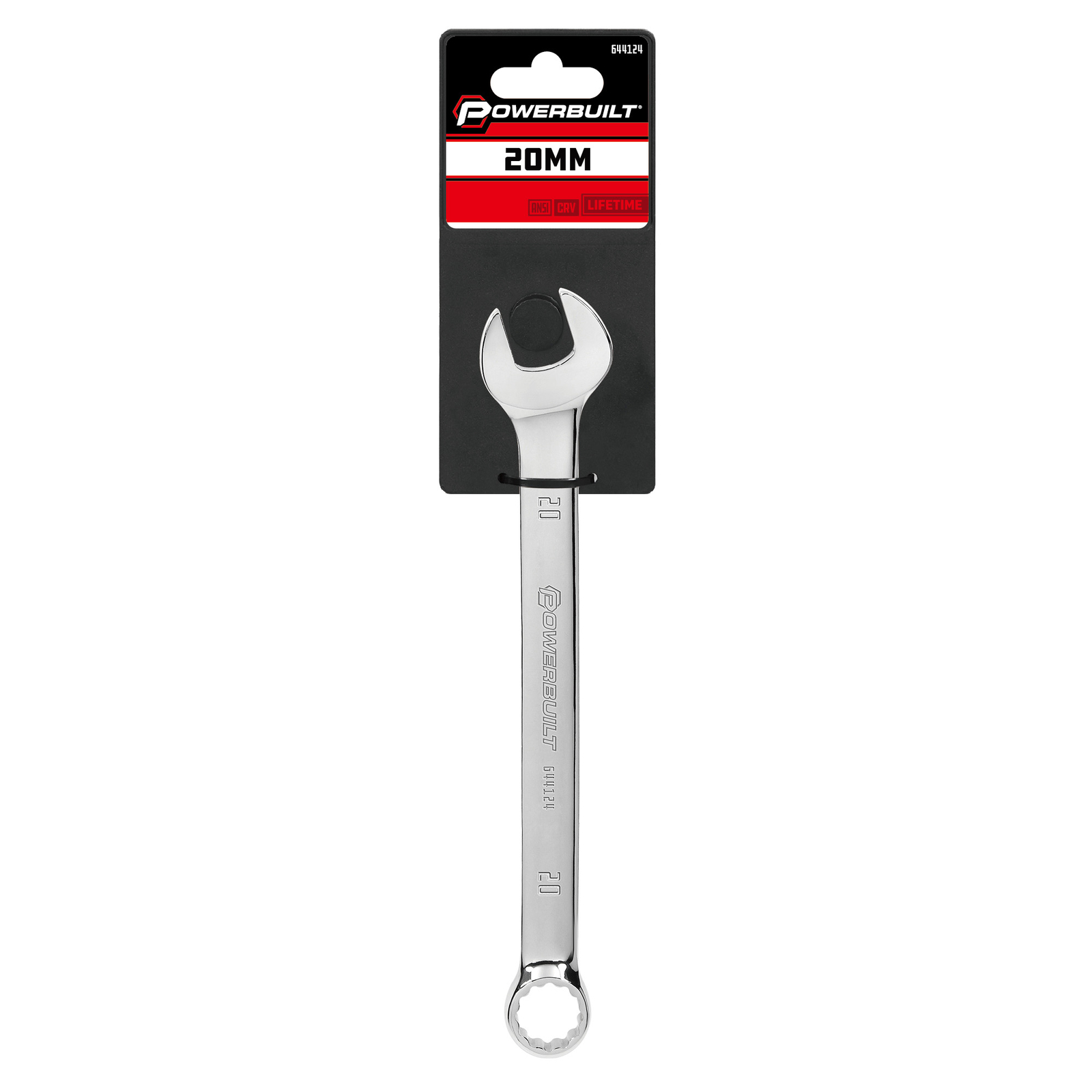 Powerbuilt 20 MM Fully Polished Metric Combination Wrench – 644124