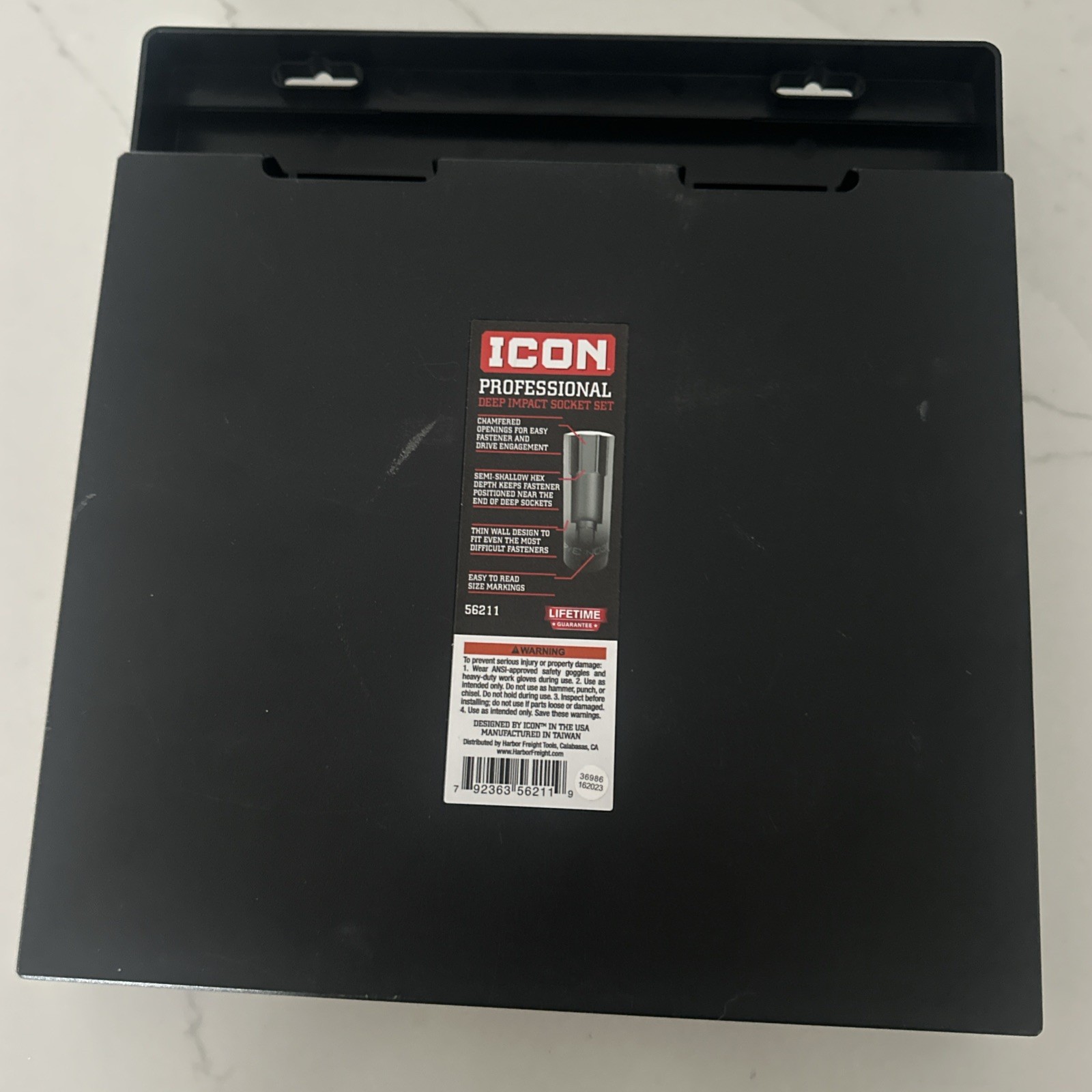 ICON Deep Impact Socket Set 1/2″ Drive SAE 6 Point 13 Pc. 7/16” To 1-1/4” – New