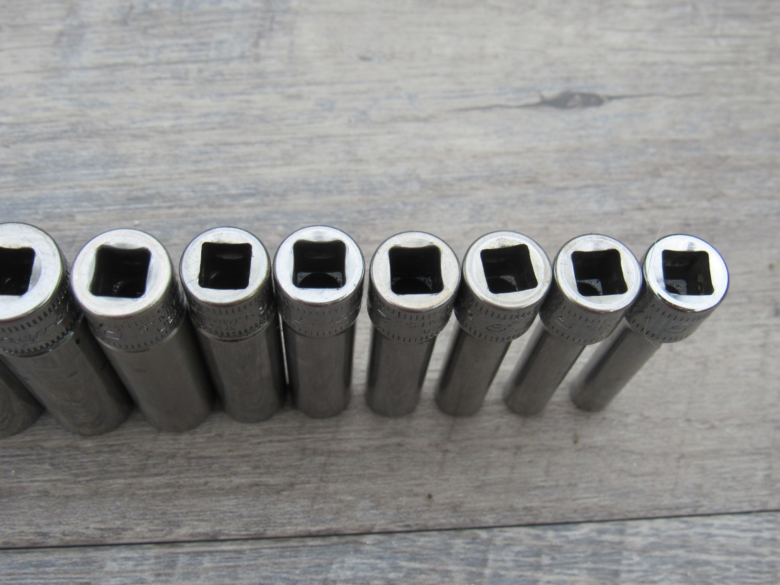 SNAP ON 12 PC 112STMMY 1/4″ METRIC 6 PT DEEP SOCKET SET 5MM – 15MMSTMM5 – STMM15
