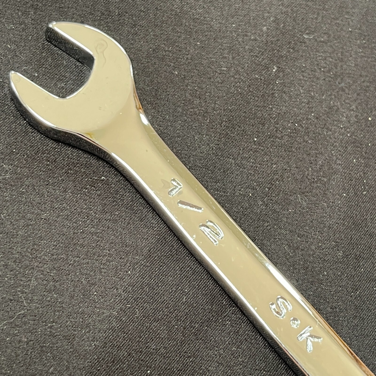 SK HAND TOOLS 86416 1/2″ x 9/16″ SuperKrome Open End WRENCH SAE New Old Stock