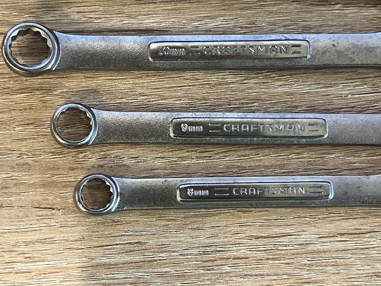Craftsman USA 6 pc Metric Combination Wrench Group 17MM 14MM 11MM 10MM 9MM 8MM