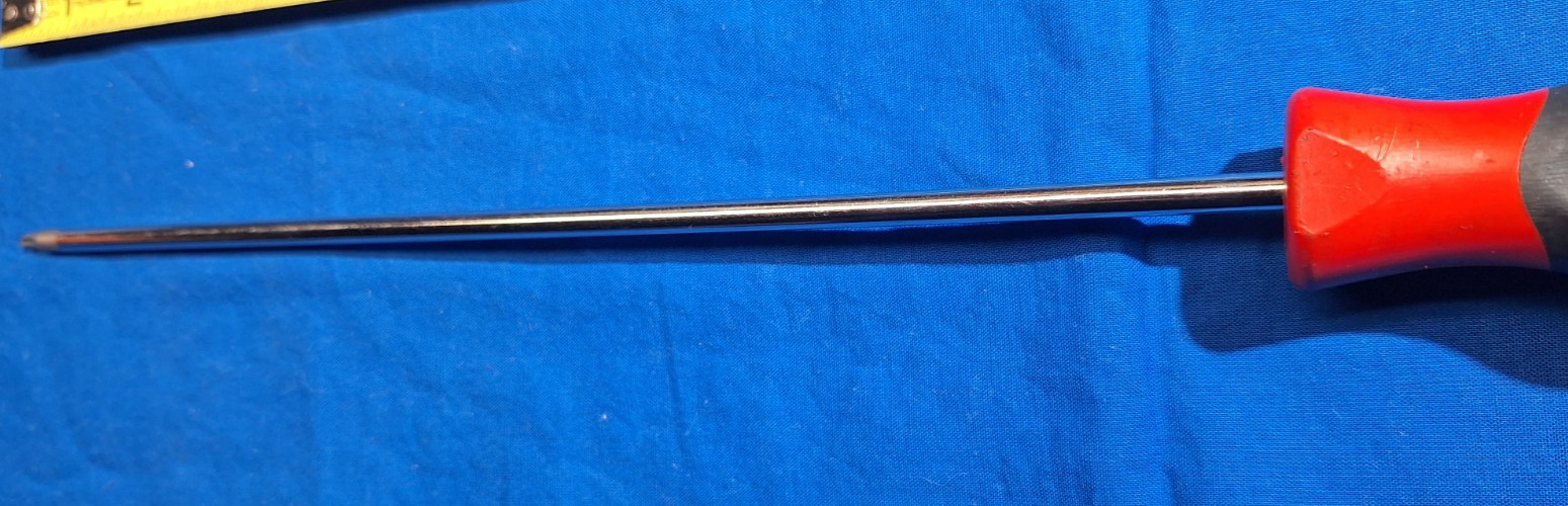 Snap-On SGDTX1225B T25 Extra-Long 17″ shaft Torx driver Instinct Handle Red
