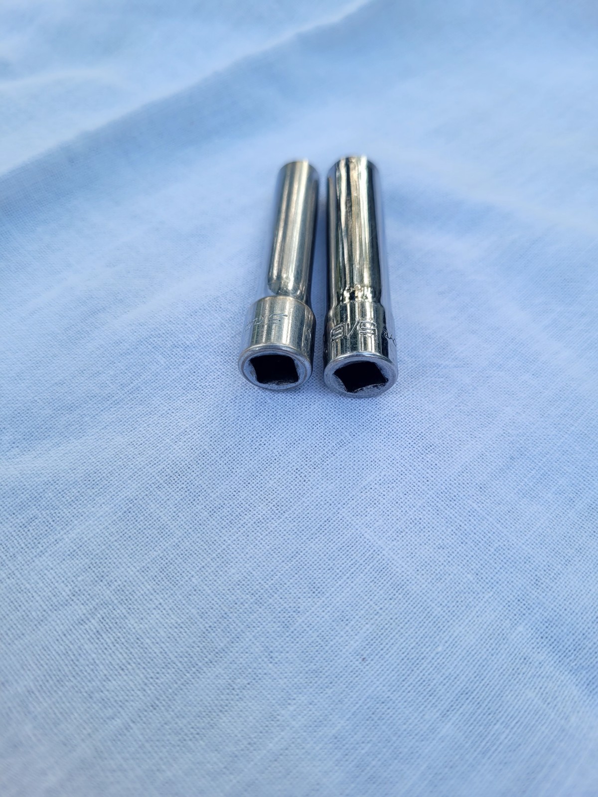 VINTAGE SNAP-ON DEEP WELL 1/4 DR. 6PT. SOCKETS 1/4″ DR. 5/16 1/4 MADE IN USA