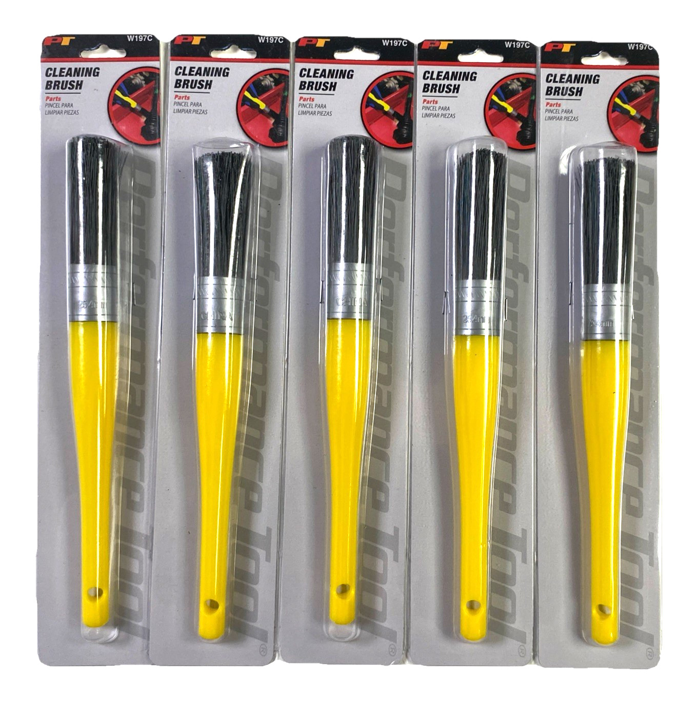 Lot Of 5 Performance Tool Cleaning Brush W197C Parts Bundle A6