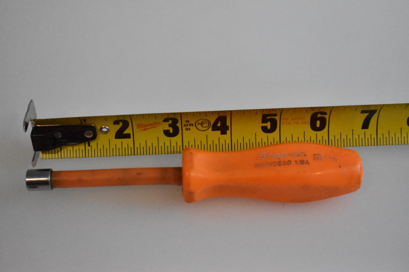 Snap On Tools NDD109AO 9/32″ SAE Nut Driver Hard Plastic Orange USA