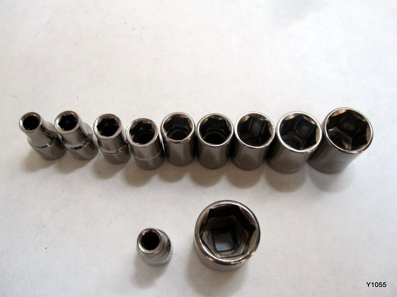 11 pcs Craftsman 6 point SAE see description