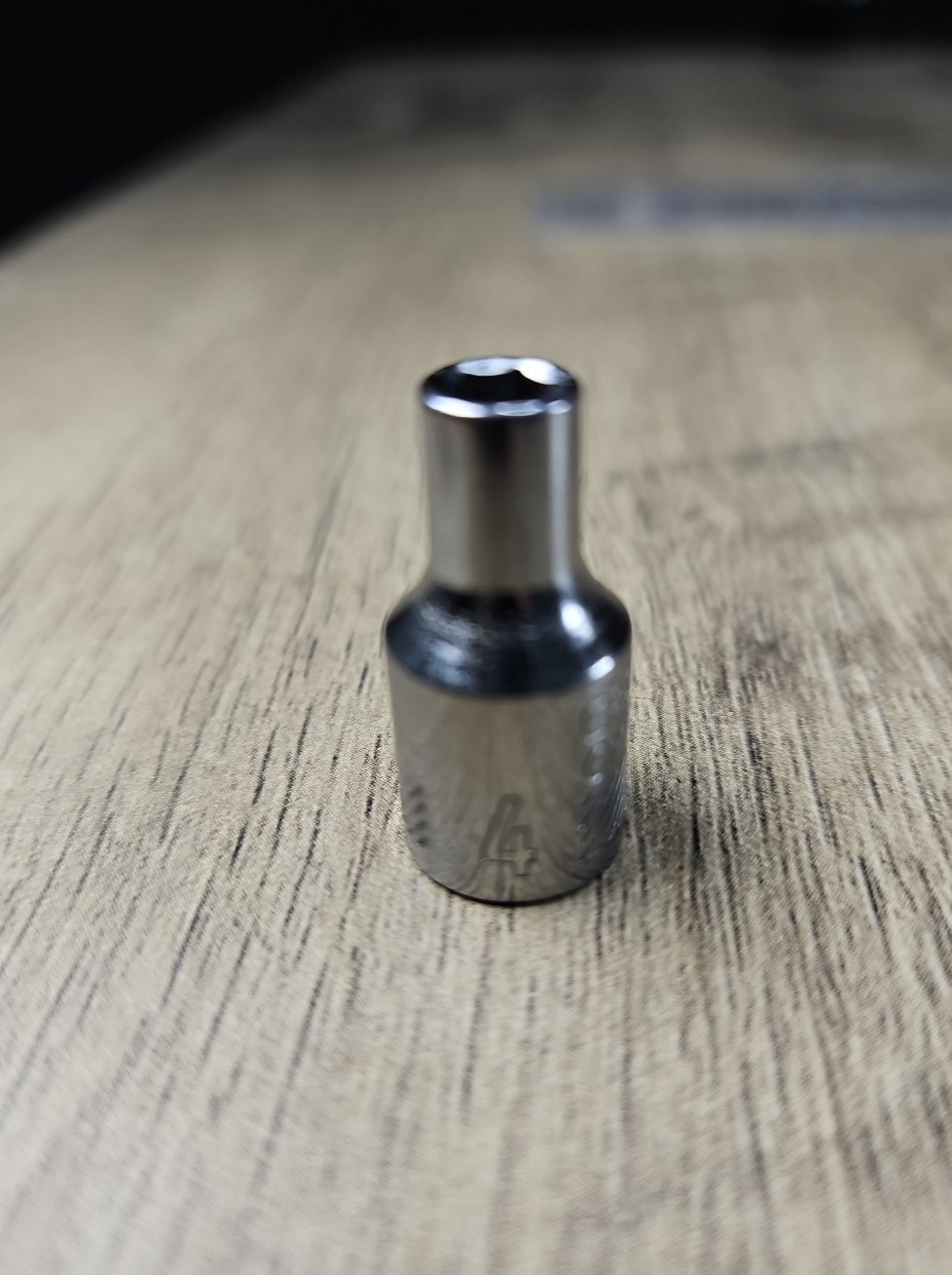 Craftsman 4mm 1/4″ Drive Socket Metric Chrome Shallow 6pt New W/O Box CMMT43505