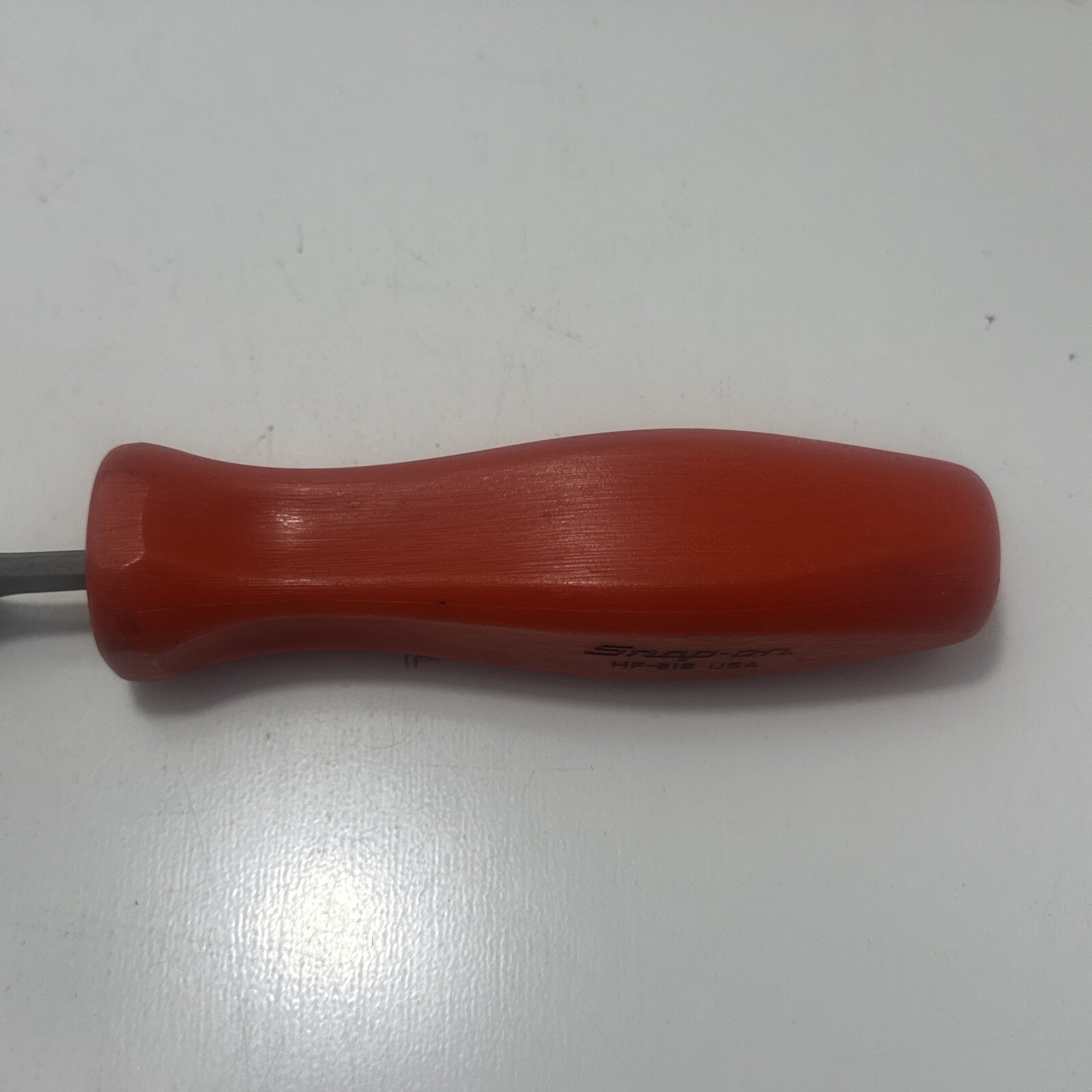 Snap on HF-616 Red Hard Handle Screw in File Handle Course/Smooth Hand File EUC